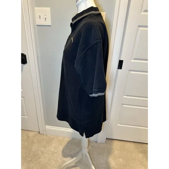 Vintage Harley Davidson Polo Shirt Mens Large Black Embroidered Logo Biker L - Picture 4 of 12